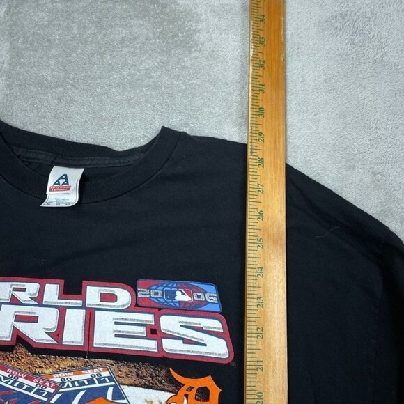 Vintage 06' MLB World Series Long Sleeve T-Shirt XL Cardinals Tigers a0777 - Picture 5 of 8